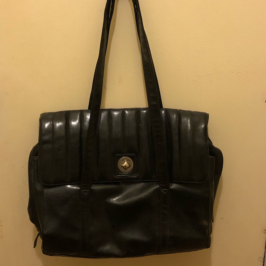 Button Computer Commuter Bag
